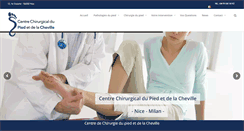 Desktop Screenshot of chirurgie-pied.pro
